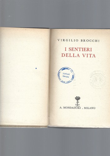 Sentieri della vita - i,